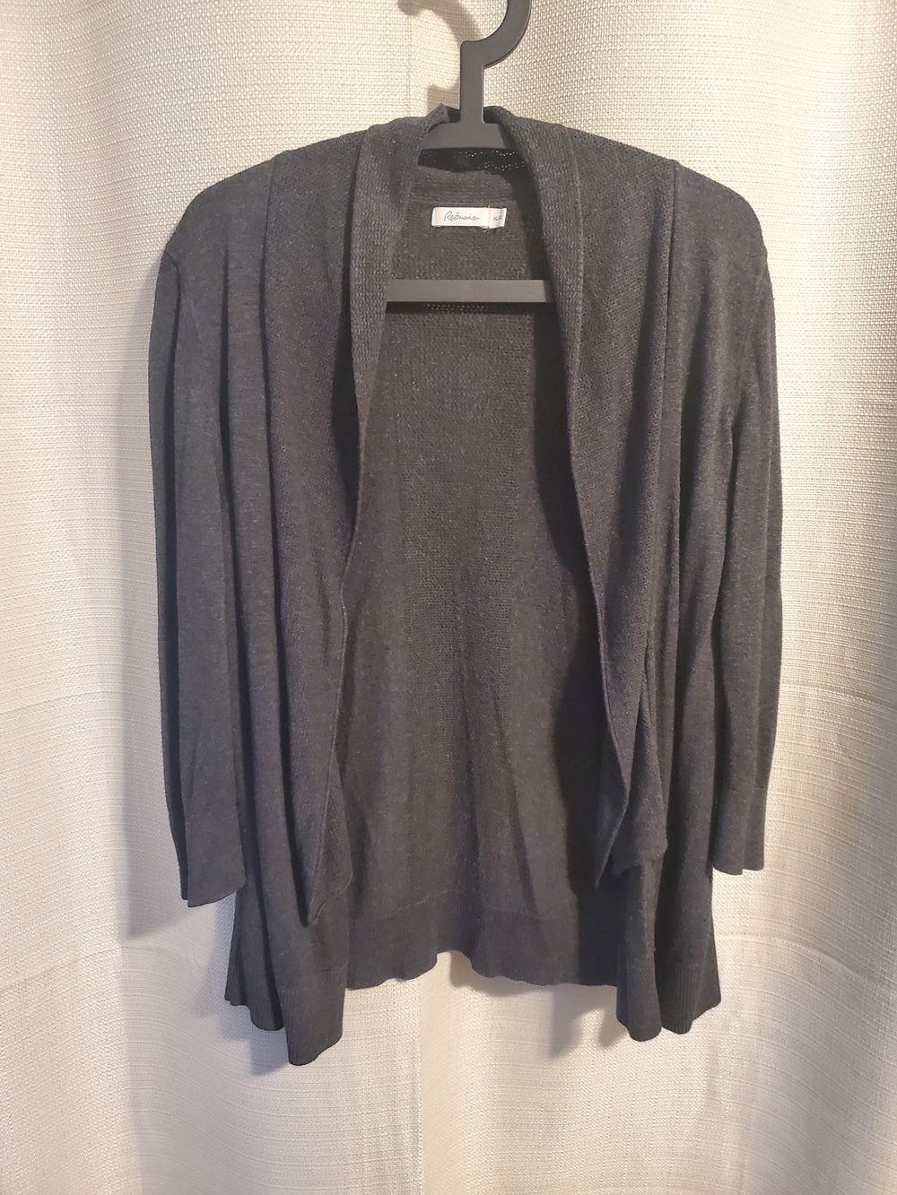 (4/$20) Reitmans Women’s Dark Grey Cardigan Sweater
